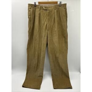 Carroll & Co Beverly Hills Men’s Pants Size 36x32 Corduroy Tan MADE IN USA